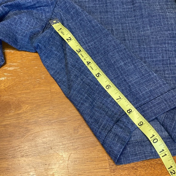 Marc Anthony Mens Size 36 Blue Shorts 9” Inseam Flat Front Zip Fly Pockets - Picture 12 of 12